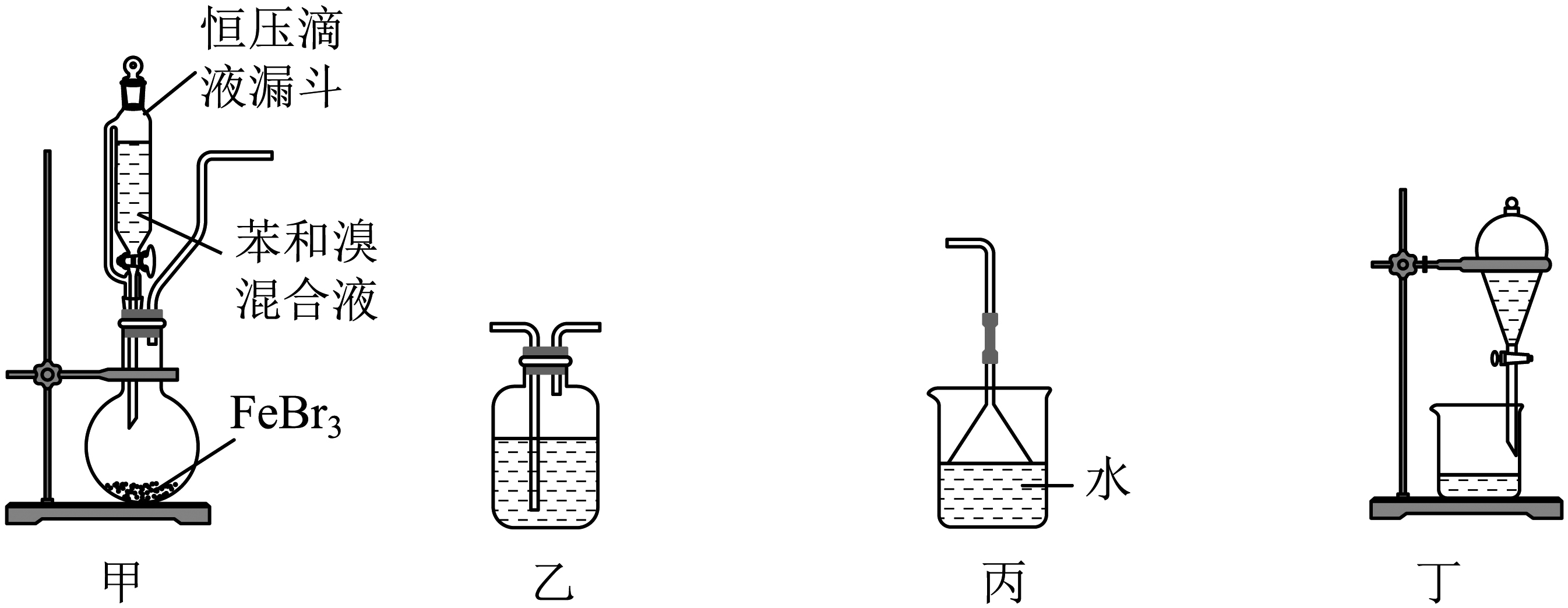 实验室制溴苯图片